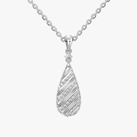 Satin Diamond Pendant